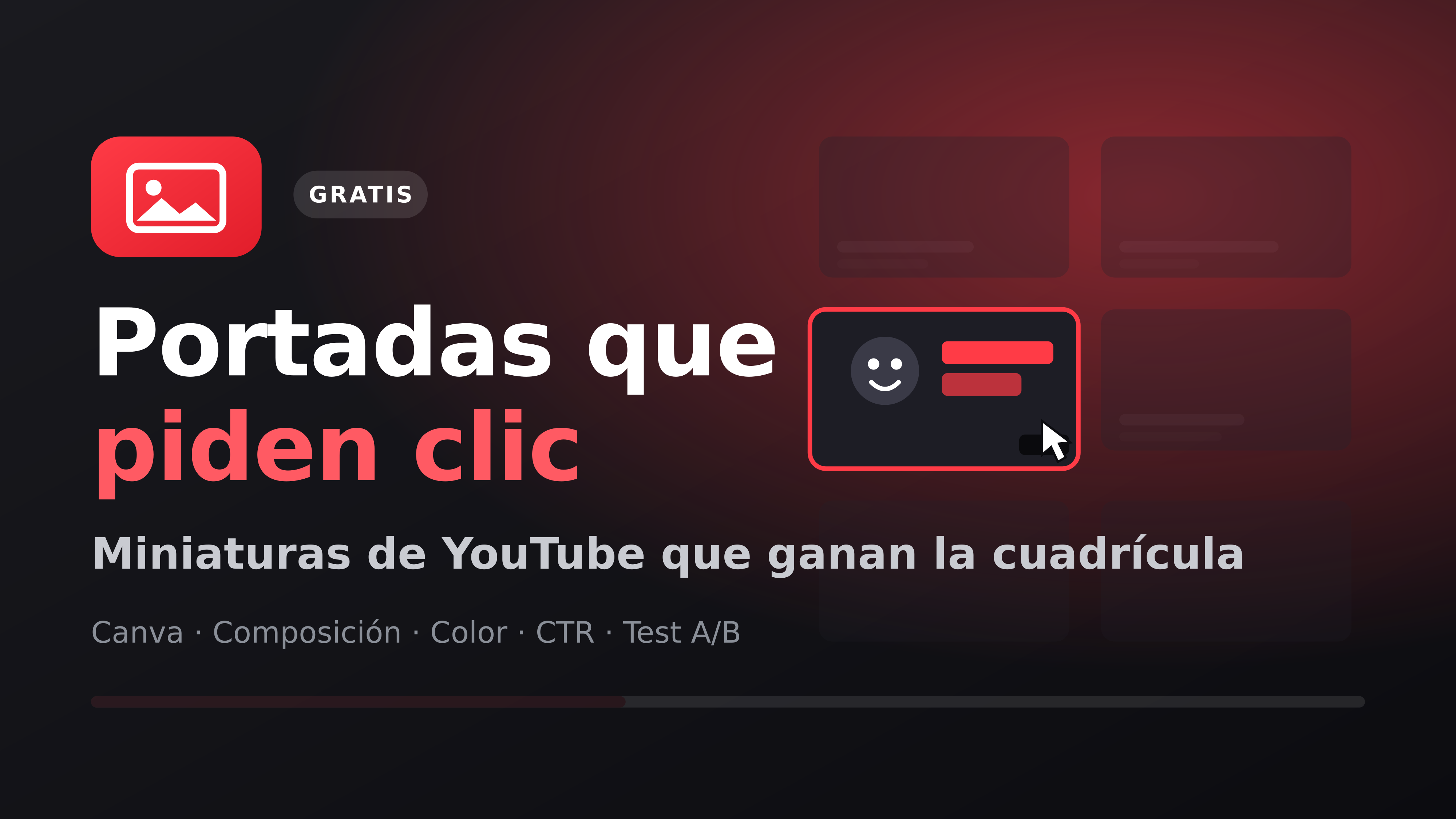 Portadas que se hacen clic solas